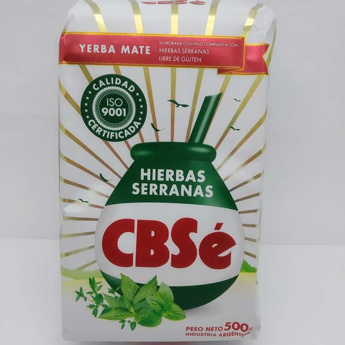 Yerba mate con hierbas serranas 500g-CBSé
