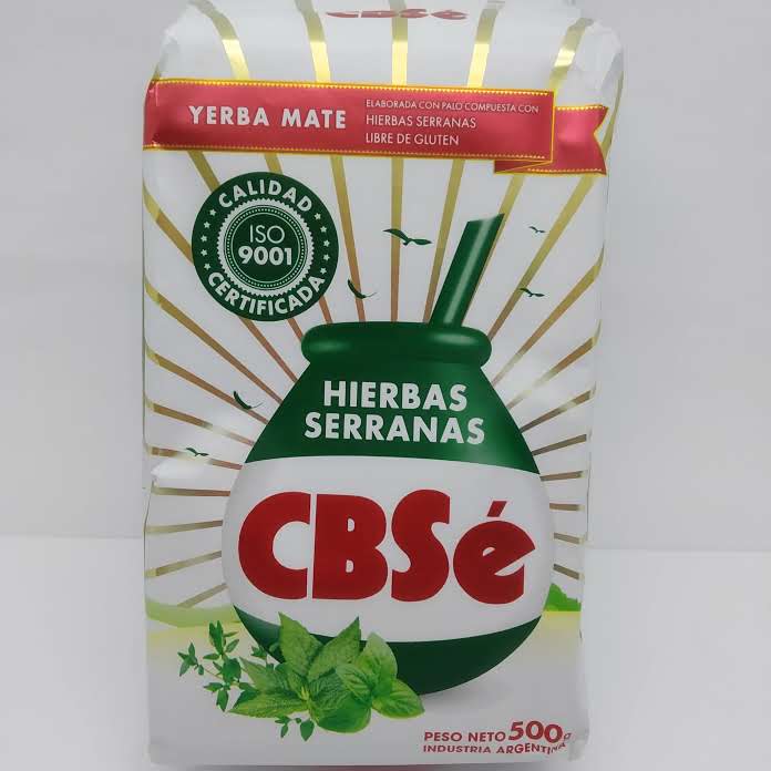 Yerba mate con hierbas serranas 500g-CBSé